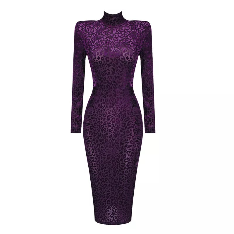 Vestido Mizé - leopardo