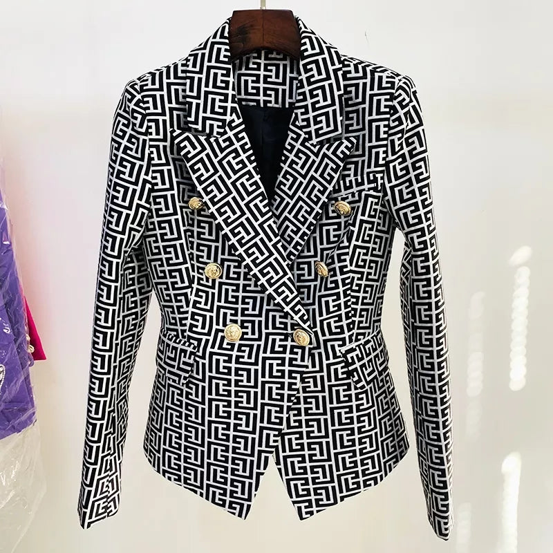 Blazer Estampado